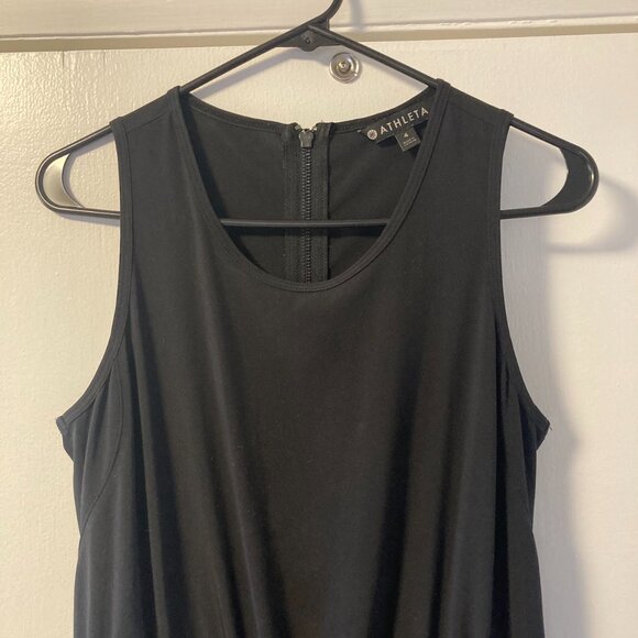 Athleta Black Hillside Tank Romper 4 - Picture 4 of 8